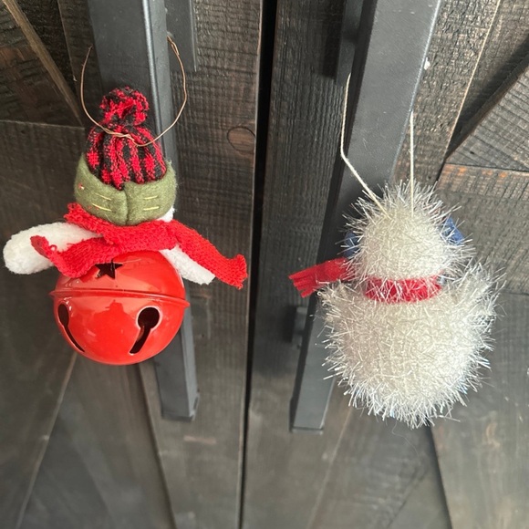 Snowmen Ornaments Set of 2 - Picture 4 of 6